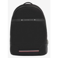 tommy hilfiger central backpack black recycled polyester, polyurethane, polyester