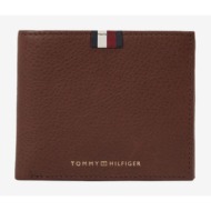tommy hilfiger wallet brown genuine leather