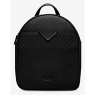 vuch carren black backpack black outer part - 100% polyurethane; inner part - 100% polyester
