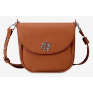 vuch carine brown cross body bag brown outer part - 100% polyurethane; inner part - 100% polyester