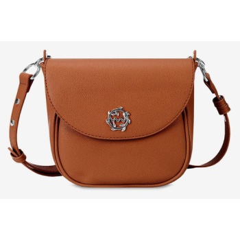 vuch carine brown cross body bag brown outer part - 100% σε προσφορά