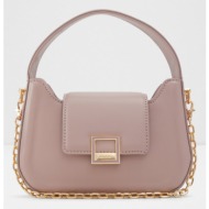 aldo ellery handbag pink main part - synthetics; lining - textile