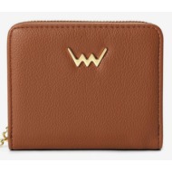 vuch milica brown wallet brown artificial leather