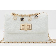aldo abire handbag white synthetic