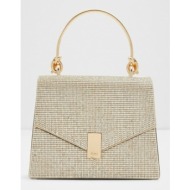 aldo mirama handbag gold synthetic