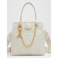 aldo tafarn handbag white synthetic