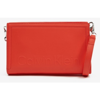 calvin klein cross body bag red 51% polyester, 49% σε προσφορά