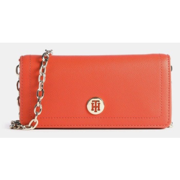 tommy hilfiger handbag orange synthetic