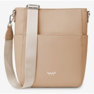 vuch eldrin beige cross body bag beige outer part - 100% polyurethane; inner part - 100% polyester