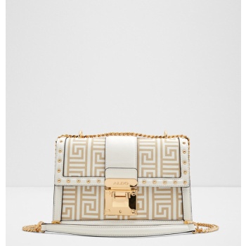 aldo alanderiel handbag beige synthetic σε προσφορά