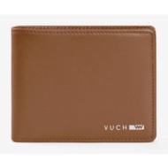 vuch lunar wallet brown genuine leather