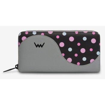 vuch amay wallet grey artificial leather