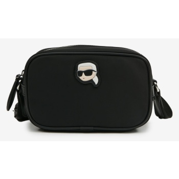 karl lagerfeld ikonik 2.0 camera bag handbag black nylon σε προσφορά