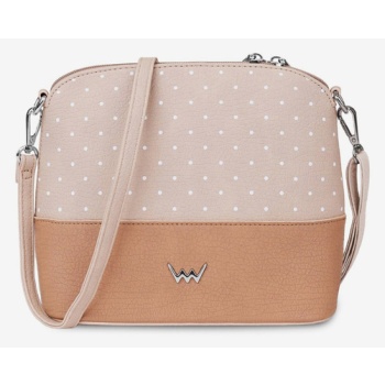 vuch cara dotty handbag brown polyurethane, polyester σε προσφορά