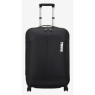 thule subterra suitcase black 100% nylon