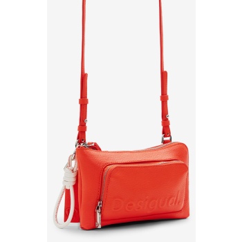 desigual lisa handbag orange outer part - polyurethane; σε προσφορά