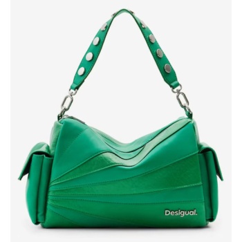 desigual machina habana handbag green outer part  σε προσφορά