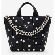 desigual new splatter valdivia handbag black outer part - polyurethane; inner part - polyester