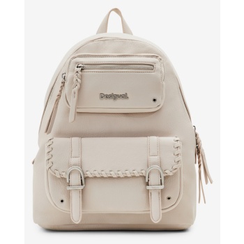 desigual omnia mombasa multi backpack white outer part  σε προσφορά