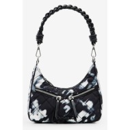 desigual yenes medley multipocket handbag black recycled polyester