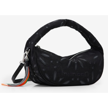 desigual summer dandelion bangor handbag black 35% jute σε προσφορά