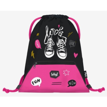 baagl gymsack black 100% polyester σε προσφορά