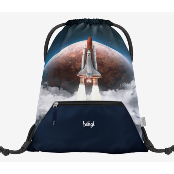 baagl space shuttle gymsack blue 100% polyester σε προσφορά