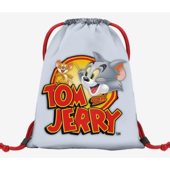 baagl tom & jerry gymsack grey 100% polyester σε προσφορά