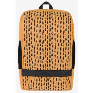 baagl backpack yellow 100 % recycled polyester