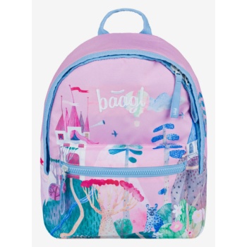 baagl backpack pink 100% polyester σε προσφορά