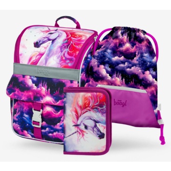 baagl zippy school set violet polyester σε προσφορά