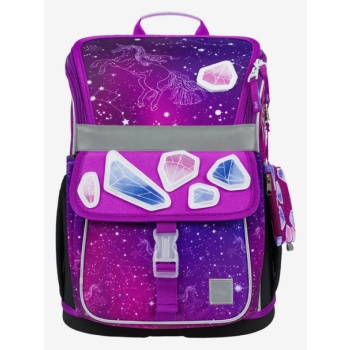 baagl zippy unicorn universe - kreativ backpack violet 100 σε προσφορά