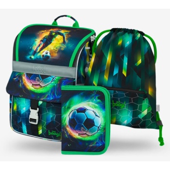 baagl zippy school set green polyester σε προσφορά