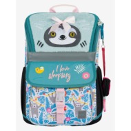 baagl zippy backpack blue 100% polyester