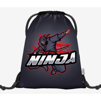 baagl ninja gymsack grey 100% polyester σε προσφορά