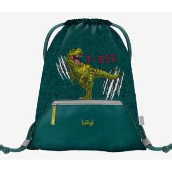 baagl t-rex gymsack green 100% polyester σε προσφορά