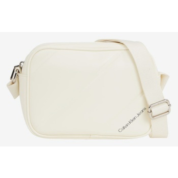 calvin klein jeans cross body bag white 100% polyurethane σε προσφορά