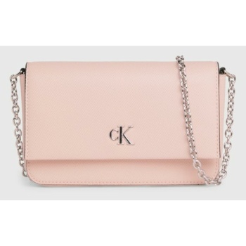 calvin klein jeans handbag pink 51% recycled polyester, 49% σε προσφορά