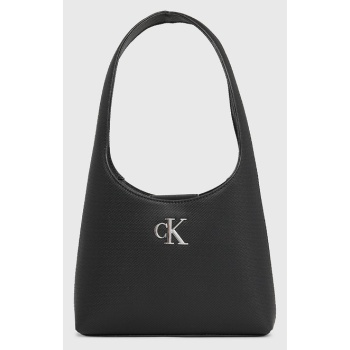 calvin klein jeans handbag black 51% recycled polyester σε προσφορά