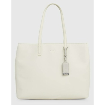 calvin klein handbag white 54 % polyuretan, 46 % recycled σε προσφορά