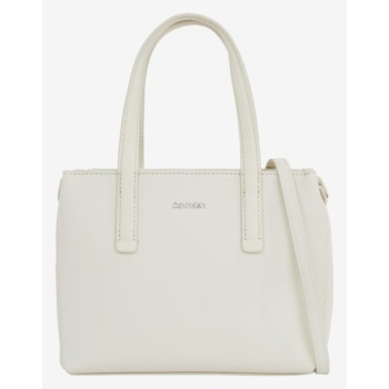 calvin klein handbag beige 54 % polyuretan, 46 % recycled σε προσφορά