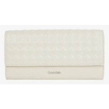 calvin klein wallet white 51% recycled polyester, 49% σε προσφορά