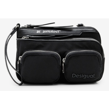 desigual pocketmas linda handbag black 100% polyester σε προσφορά