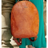 bagind maley backpack brown genuine leather