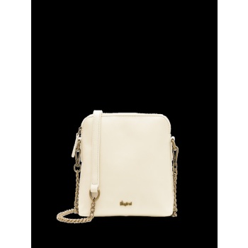 bagind aisha laté handbag beige genuine leather