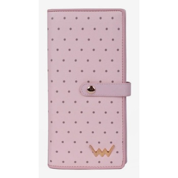 vuch cora wallet pink outer part - 100% polyurethane; inner σε προσφορά