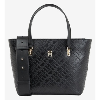 tommy hilfiger handbag black 100% polyurethane σε προσφορά