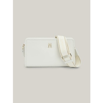 tommy hilfiger cross body bag white faux leather σε προσφορά