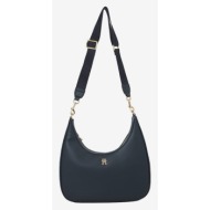 tommy hilfiger handbag blue faux leather