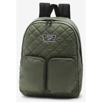 vans log haul thyme backpack green outer part - 100% σε προσφορά